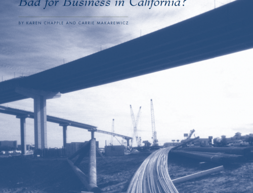 Restricting New Infrastructure: Bad for Business in California?