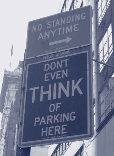 SignDontThinkParking